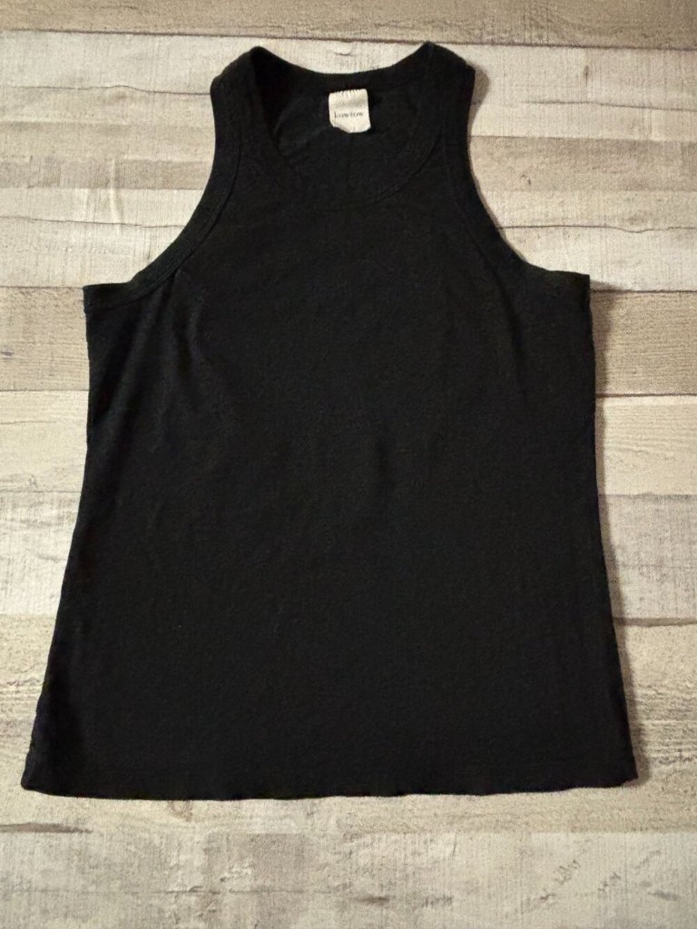 Black Sleeveless Top – Kowtow – Size S